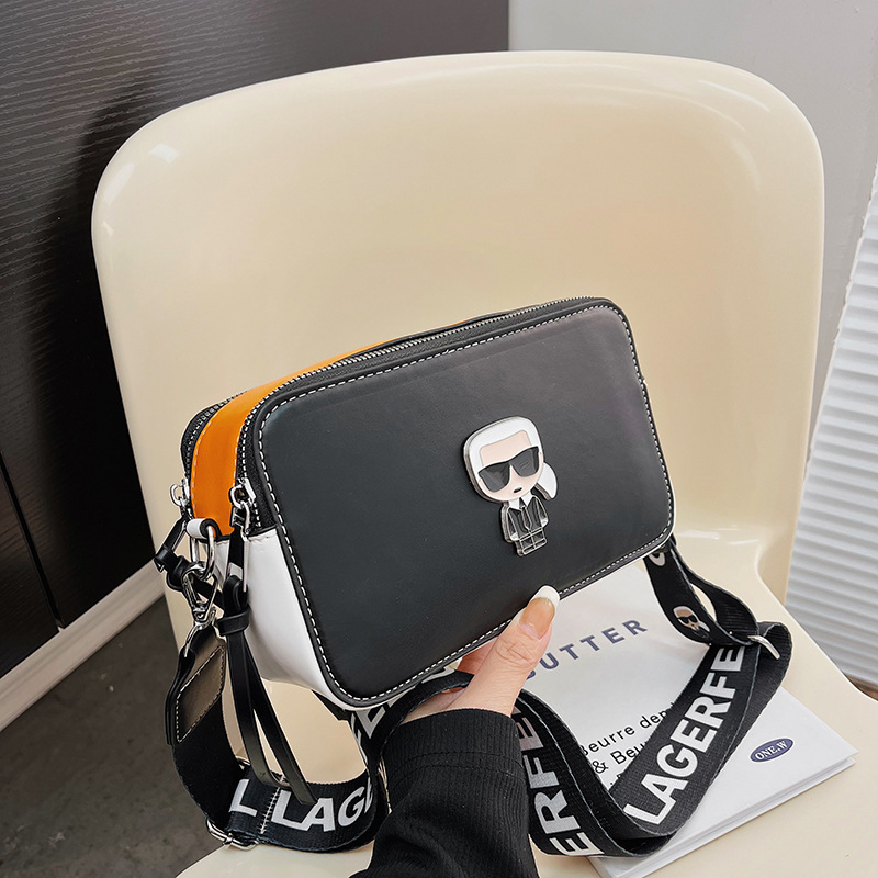 Primavera 2025 nuevo bolso de cámara comercio exterior todo fósforo pequeño bolso cuadrado moda bandolera bolso femenino bolso pequeño