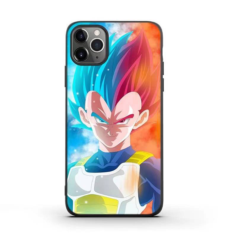 New Dragon Ball Super Mobile Phone Shell Iphone13promax Anime Suitable For Apple 13 Glass 12 Protective Sleeve All-inclusive