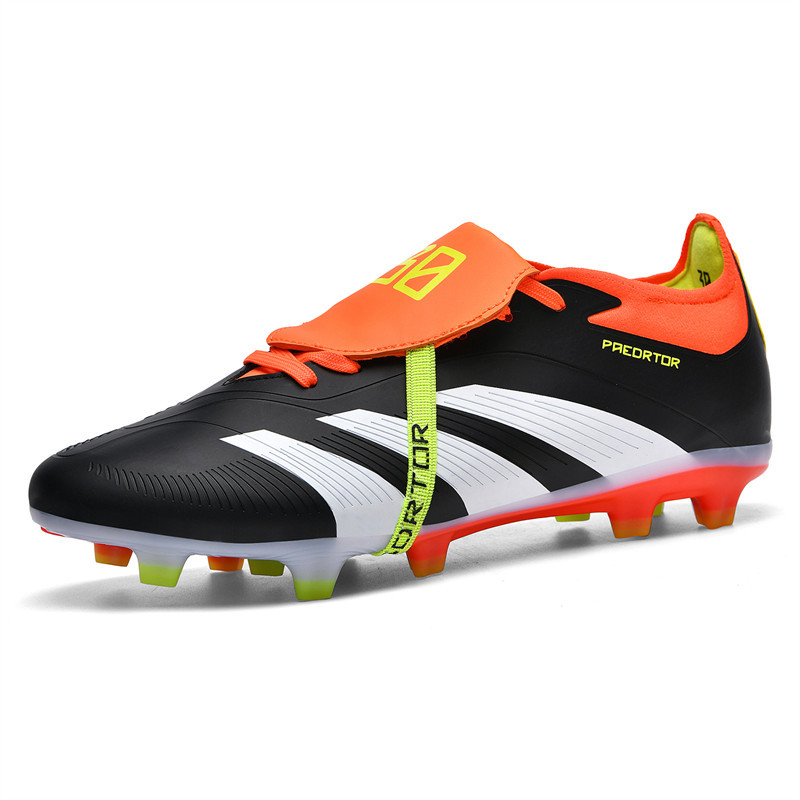 Spot cross-border Putian sin costuras zapatos de fútbol Messi zapatos deportivos de entrenamiento de uñas largas para jóvenes de corte bajo para hombres