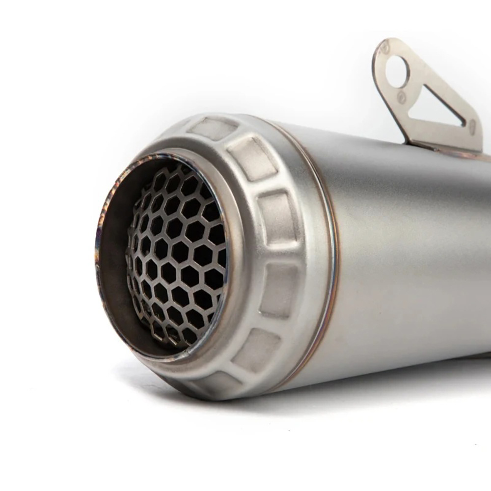 Motorcycle modified Wrigley exhaust pipe tail section stainless steel exhaust throat Z650/MT07/R3/R6/BJ300