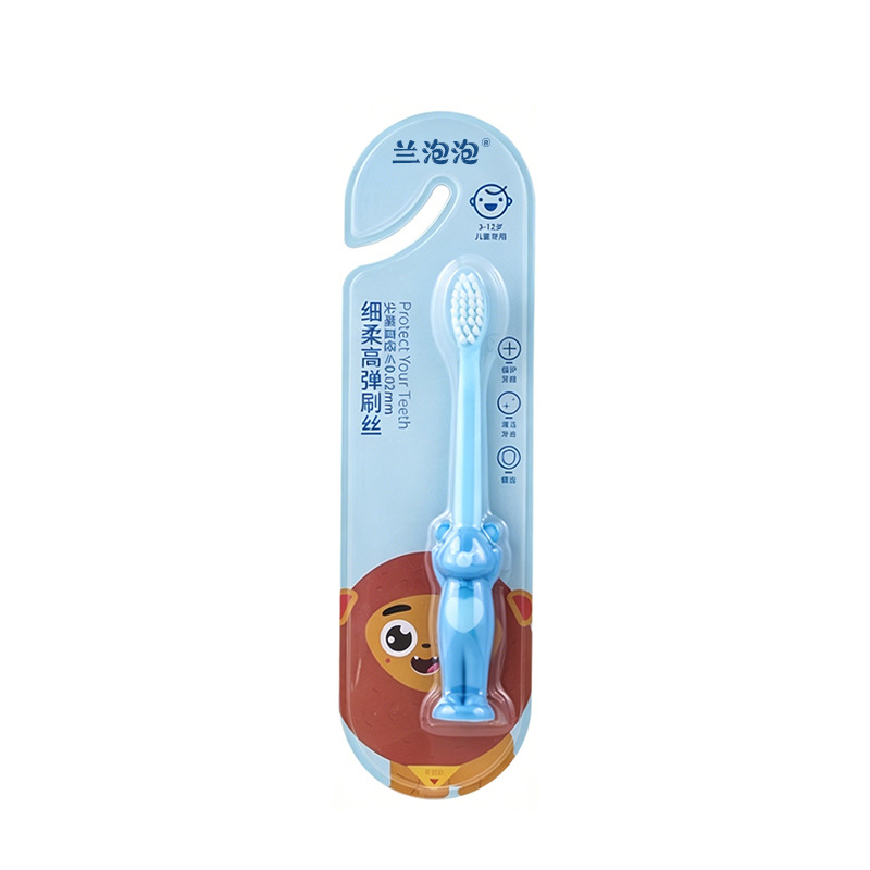 Cepillo de Dientes Infantil de Cerdas Suaves, Mango Antideslizante, Limpieza, para Niños