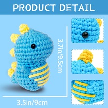 初学者钩针套件 Crochet Kits for Beginners 跨境手工钩织材料包