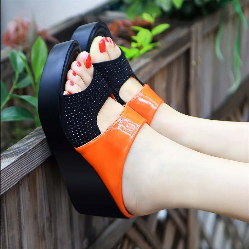 Summer new fashion lady's slope with one...