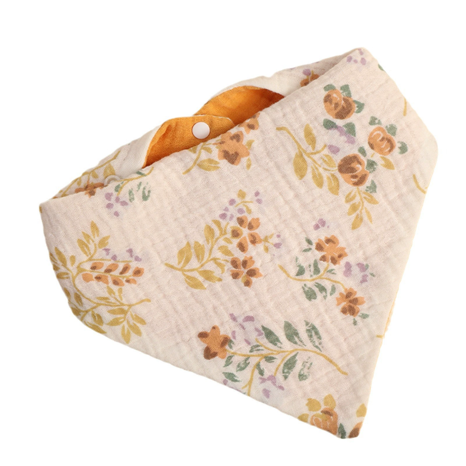 （跨境贸易）， cotton gauze children's eating bib, water absorbent
