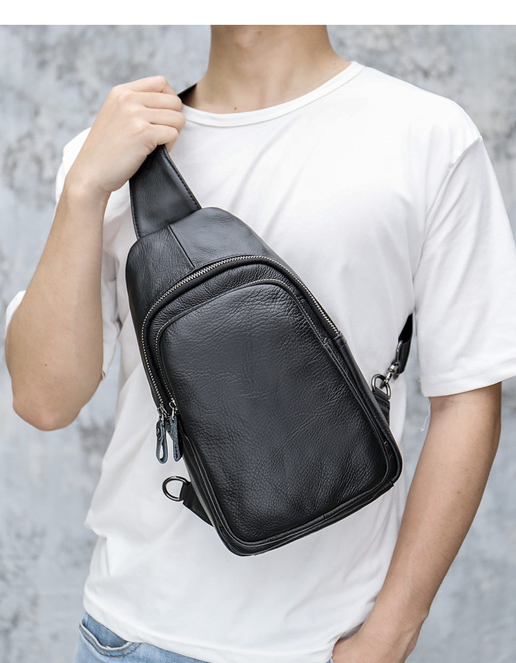 Túi đeo chéo nam đeo ngực da bò lớp đầu 17×5×30,5 cm — 20202 màu đen, 698 màu đen, Cà phê 698, 9011 màu đen chi tiết 47