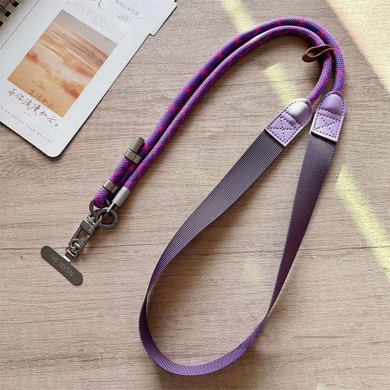 Three-In-One Crossbody Phone Lanyard for Women, Wide Shoulder Strap, Adjustable Length, High-End Bag Camera Strap for Outdoor Use Three-In-One Crossbody Phone Lanyard for Women, Wide Shoulder Strap, Adjustable Length, High-End Bag Camera Strap for Outdoor Use