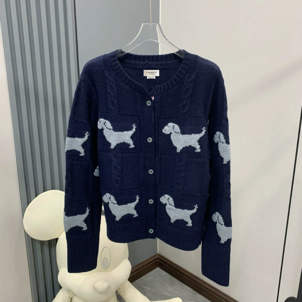 THOM BRASSY поддерживает шифротекста один 9308 полный собачий кардиган