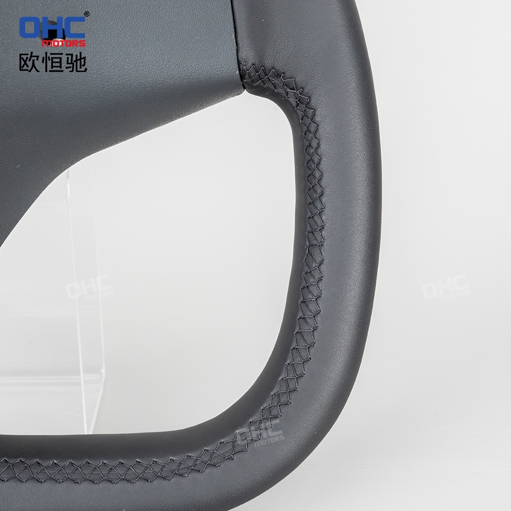 Direct Shipment from Us Warehouse Suitable for Tesla Model X 16-20 Models, Full Leather Heated Yoke Steering Wheel Modification and Upgrade