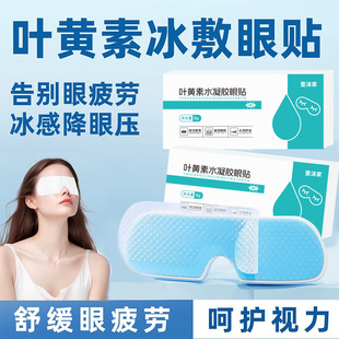 Lutein Ice Eye Mask to Reduce Intraocular Pressure, Cold Compress Patch, Ice Bag Liner, Cooling Patch to Relieve Eye Fatigue, Disposable Eye Patch
