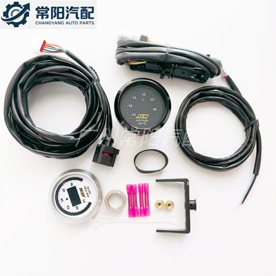Car racing modified air-fuel ratio gauge 304110 fuel ratio 4.9LSU sensor wideband carburetor controller (automobile instrument) - 30-4110-set-with-sensor-black