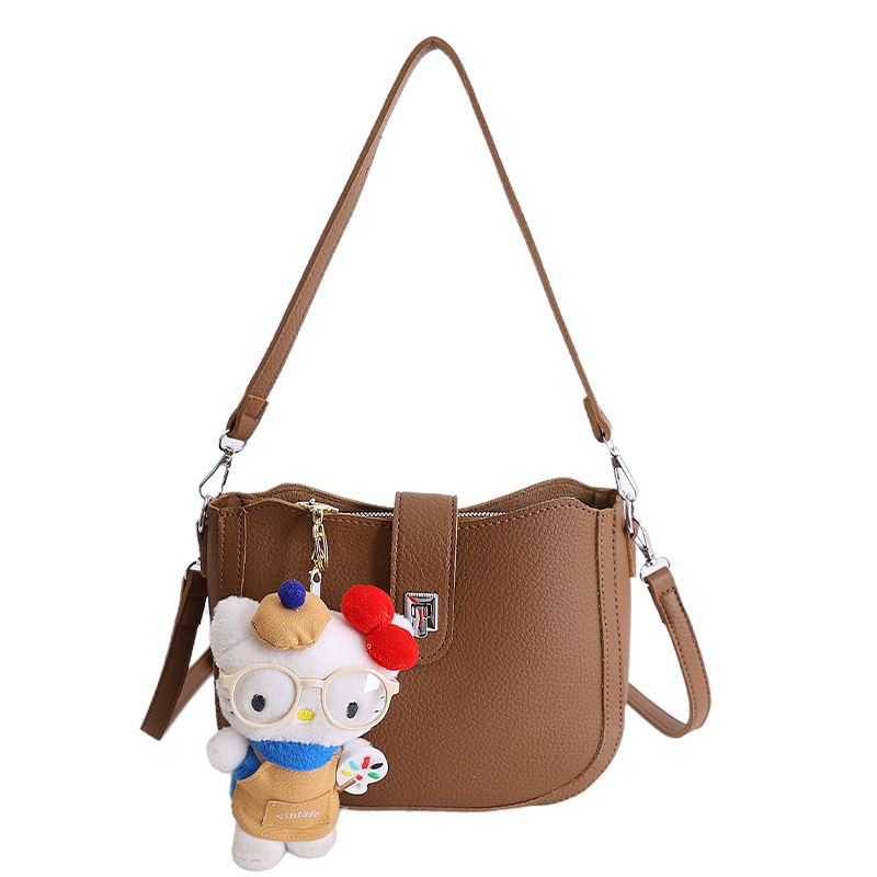 Lichi de alta sensación bolso de cubo de mano mujer 2026 venta caliente nueva moda lujosa versátil bolso de hombro image 8