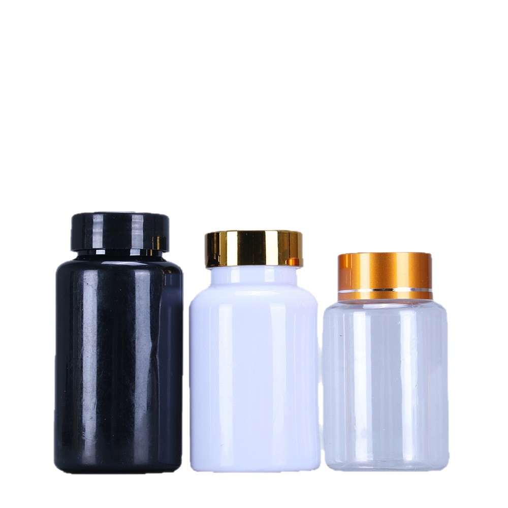 El fabricante suministra 200ml 150ml 120ml 100ml botella de película en polvo botella de embalaje botella de calcio para mascotas
