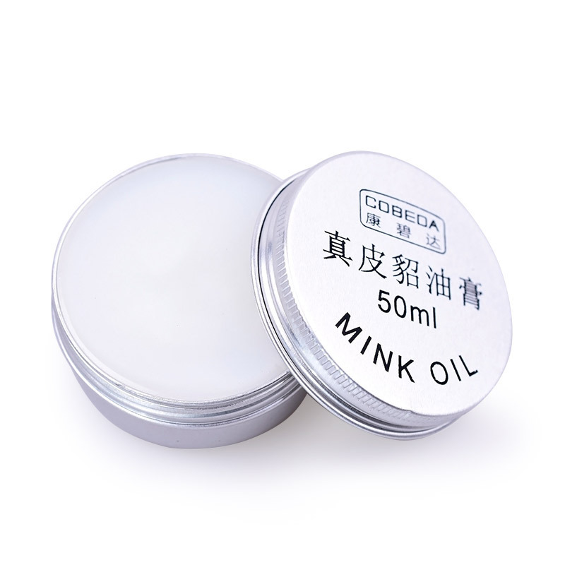 Precio de fábrica, aceite de visón, crema de cuidado de cuero, limpieza, nutrición, cuidado de brillo, aceite de cuidado de zapatos, exportación