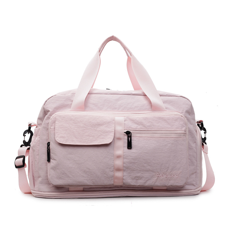 Bolsa de viaje de corta distancia portátil transfronteriza nueva bolsa de almacenamiento portátil de gran capacidad bolsa de yoga de fitness al aire libre bolsa de lona mujer