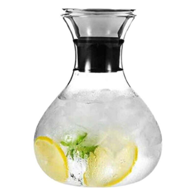 Los fabricantes suministran estilo danés SOLO botella de agua fría vidrio borosilicato resistente al calor botella de agua fría multi-Especificación