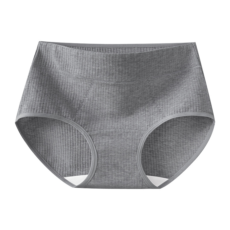 Ropa interior de algodón de color para mujer entrepierna de algodón puro 10A entrepierna antibacteriana para mujer 2025 nuevo estilo de talla grande ropa interior transpirable de cintura alta para mujer