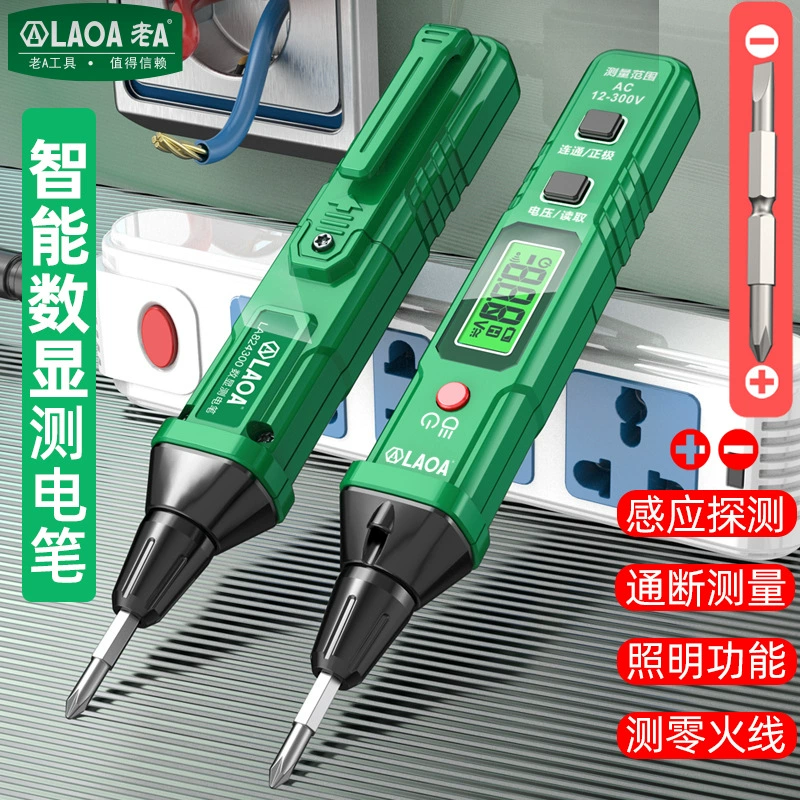 Старая ручка с сенсорным цифровым дисплеем A изменена, чтобы измерить короткое замыкание