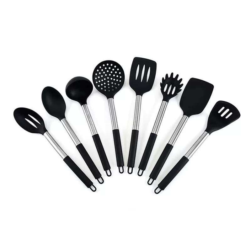 Silicone tableware stainless steel, kitchenware, set, (Physicals), anti-scald