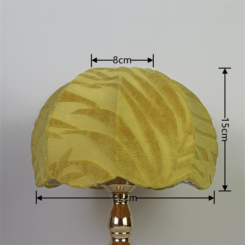 Pantalla de semicírculo amarillo caduco de 9 pulgadas