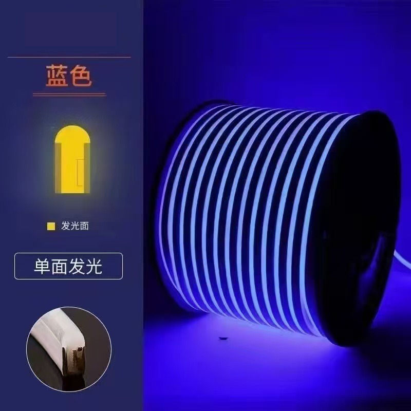 LED de neón con silicona impermeable al aire libre 12v para hacer letras coloridas de alta y baja tensión de la lámpara suave de la atmósfera decoración de ingeniería image 13