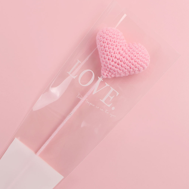 手工钩织仿真花束多彩毛线编织郁金香花枝创意装饰送女友闺蜜礼物|undefined