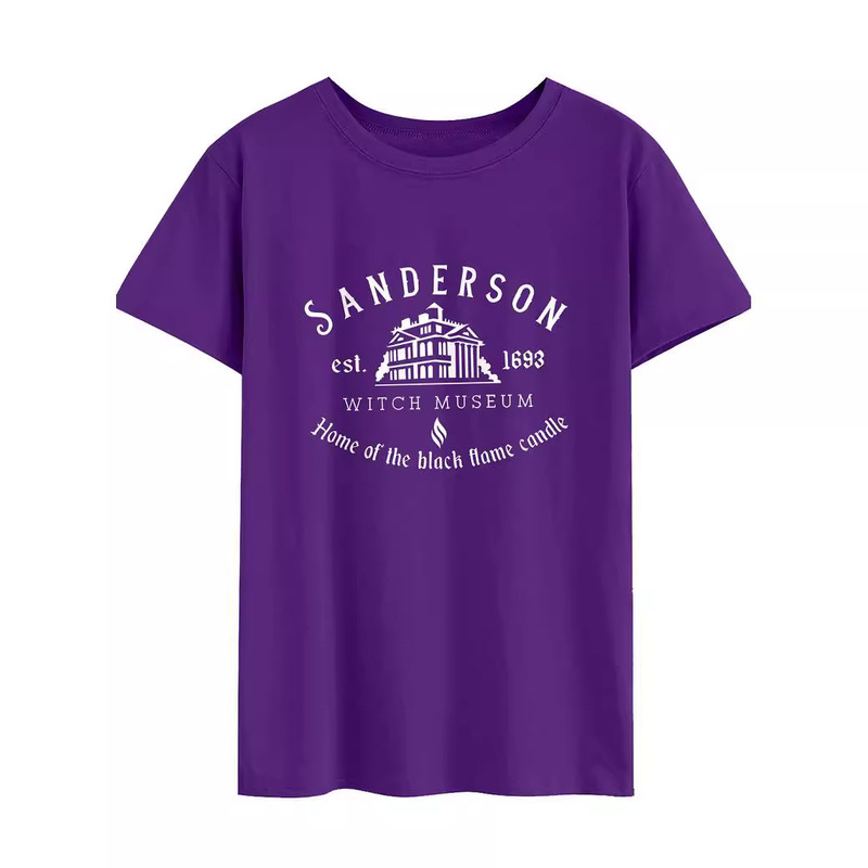 Cross-Border New Amazon T-Shirt Sanderson Est 1693 Regular Short-Sleeve 5-Quarter Sleeve Simple Design