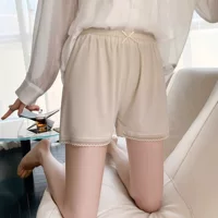 Ice Silk безопасности брюки Женская летняя тонкая верхняя одежда Кружева свободные брюки безопасности