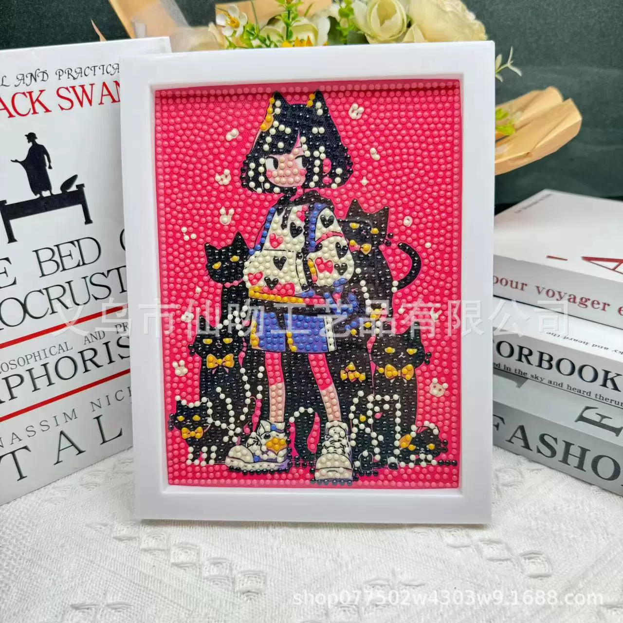 Набор для алмазной живописи Sanrio Kuromi, 17×22 см пластиковая рамка, набор для творчества DIY для детей
