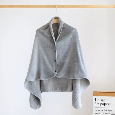Flannel cloak, duvet, winter trench coat