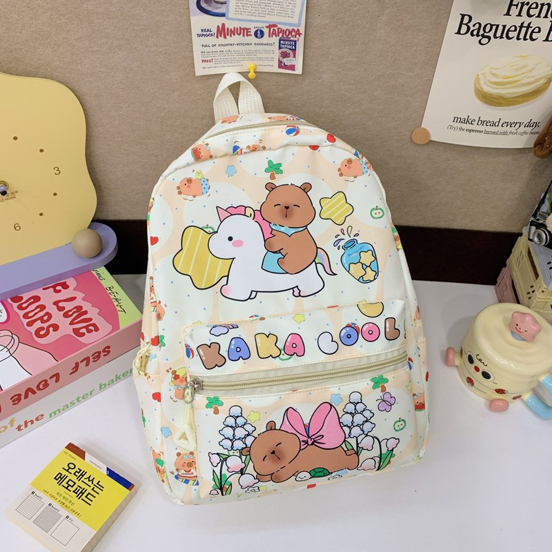 Mochila escolar para niños 3-8 años de edad, jardín de infantes, mochila escolar para bebés, impresión de dibujos animados, niños y niñas, todo fósforo, reducción de la carga, espalda de viaje