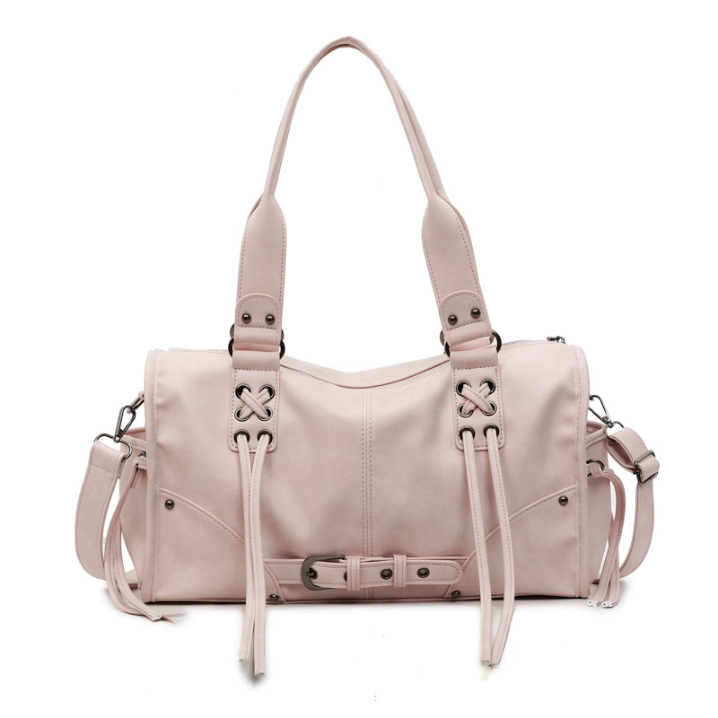 Retro handheld shoulder bag, pillow, capacious one-shoulder bag, high-end