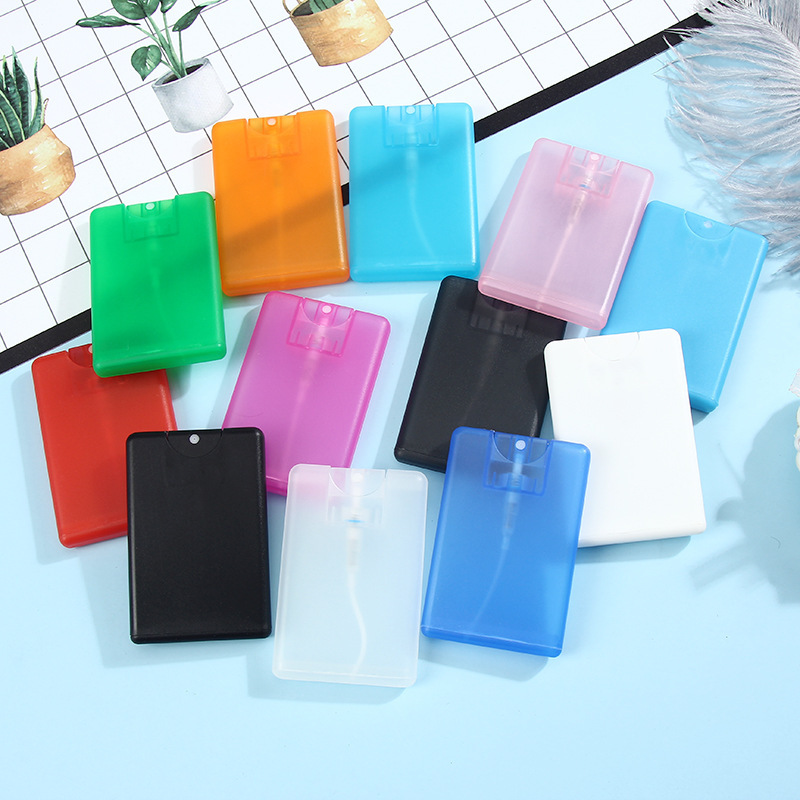 Portable push Type 20ml alcohol perfume disinfection water bottle 20ml card spray bottle Portable push Type 20ml alcohol perfume disinfection water bottle 20ml card spray bottle