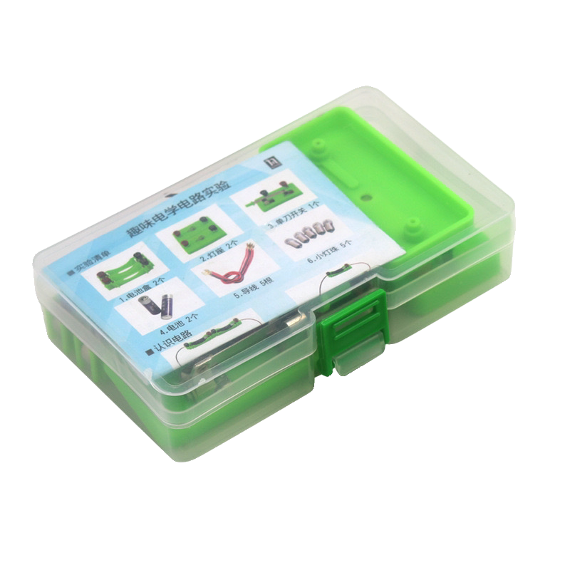 The light bulb lights up the series-parallel circuit equipment for children's handmade DIY physical science experiments