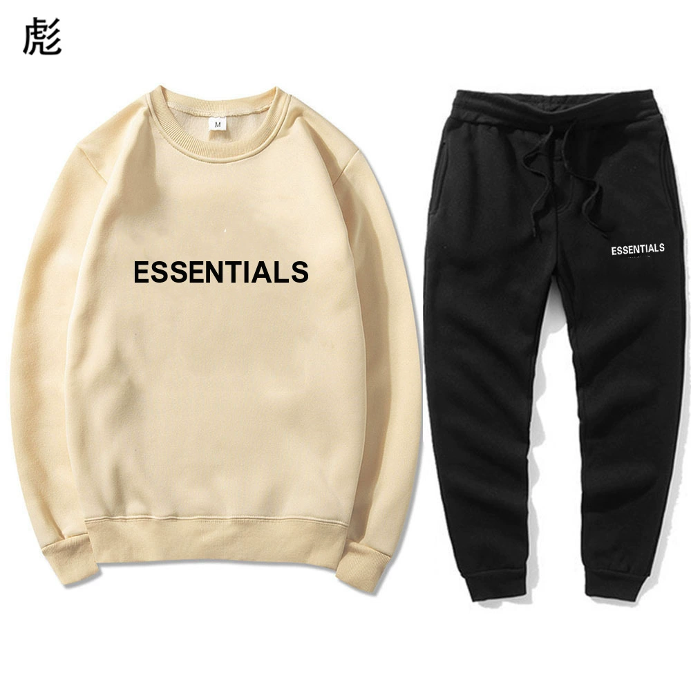 Essentials Double Line FEAR OF GOD Zambia Tide бренд садовый воротник свитер костюм на флисовой подкладке мужской и женский костюм F