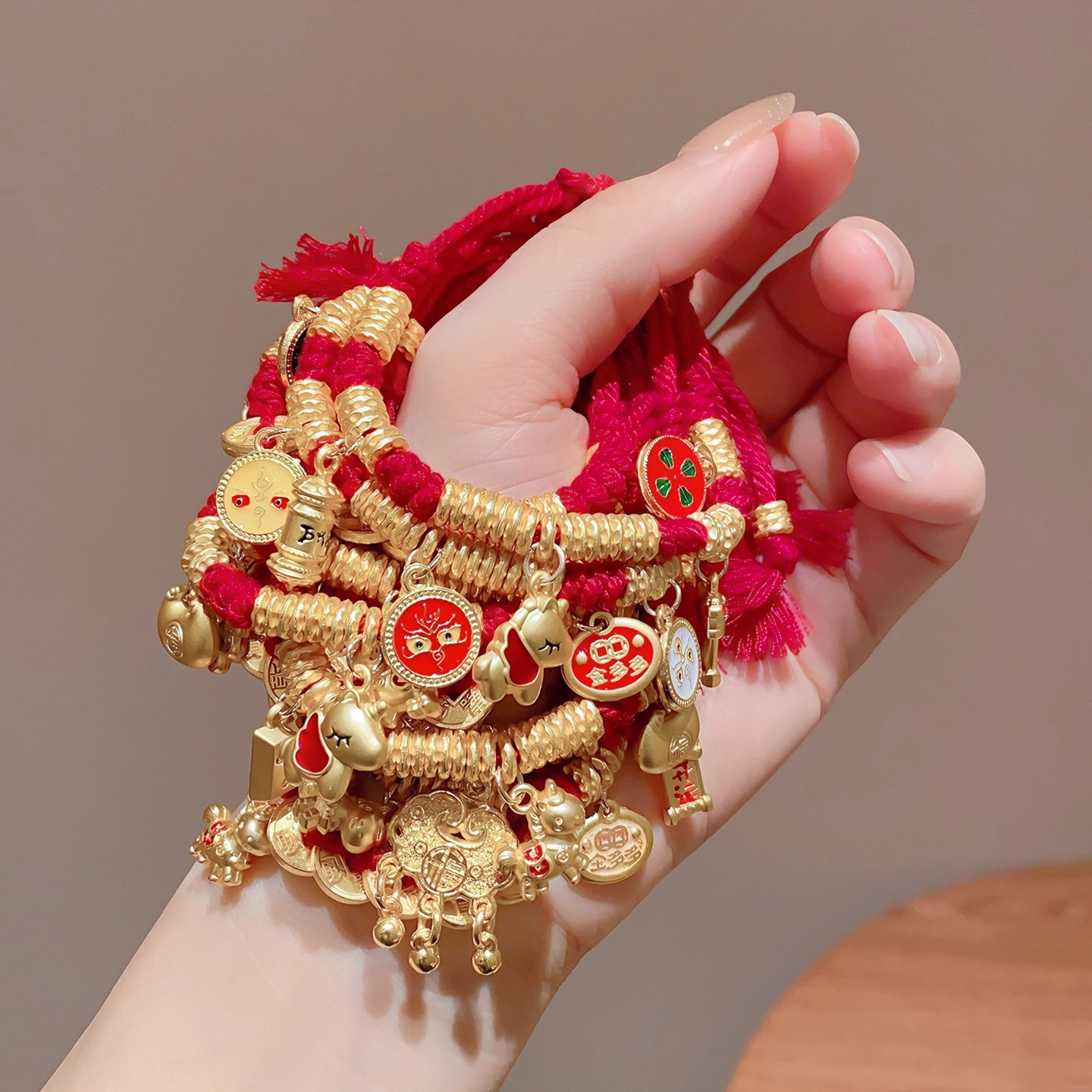 New Year's Red Bracelet for Girls, Year of the Horse, Zodiac Year Bracelet, Adult Peace and Joy Bracelet, 2026 New Year's Eve Jewelry