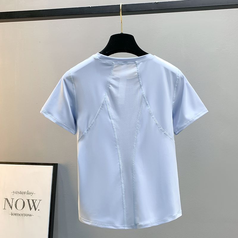 【077 short sleeve】blue