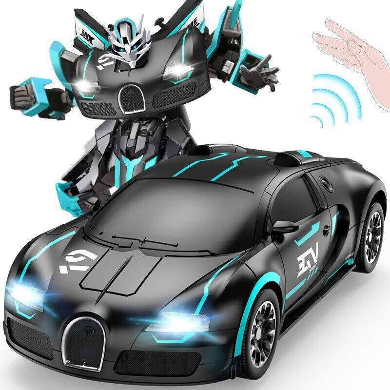 Nobaman Gesture Sensing Transforming Remote Control Car Children's Rechargeable Electric Racing Car Robot Boy Toy Car