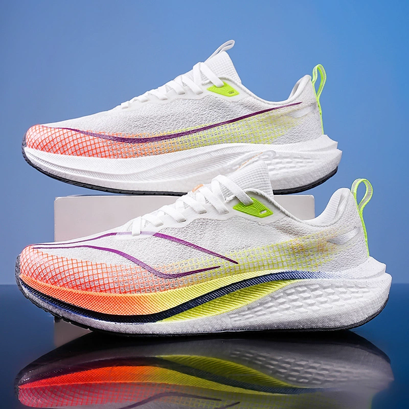 Carbon plate, sports breathable sports shoes, footwear, soft sole, wholesale