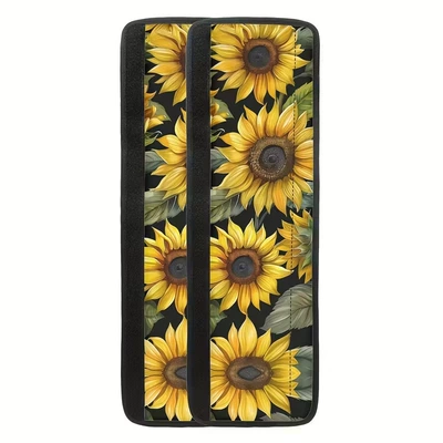 Cross-Border Amazon Sunflower Daisy Household Appliance Handle Covers, Anti-Stain Kitchen Appliance Handles for Home Use, Available for Wholesale (Universal seat cover) - 01-1pc138cm368cm