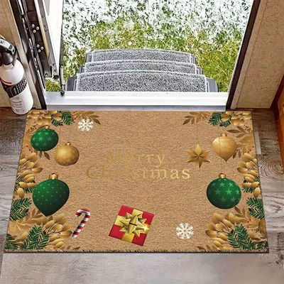 Coconut Fiber Floor Mats for Entryways: Avtomobil döşəmə paspasları - zx-christmas-model-s-02-4060silk-circle