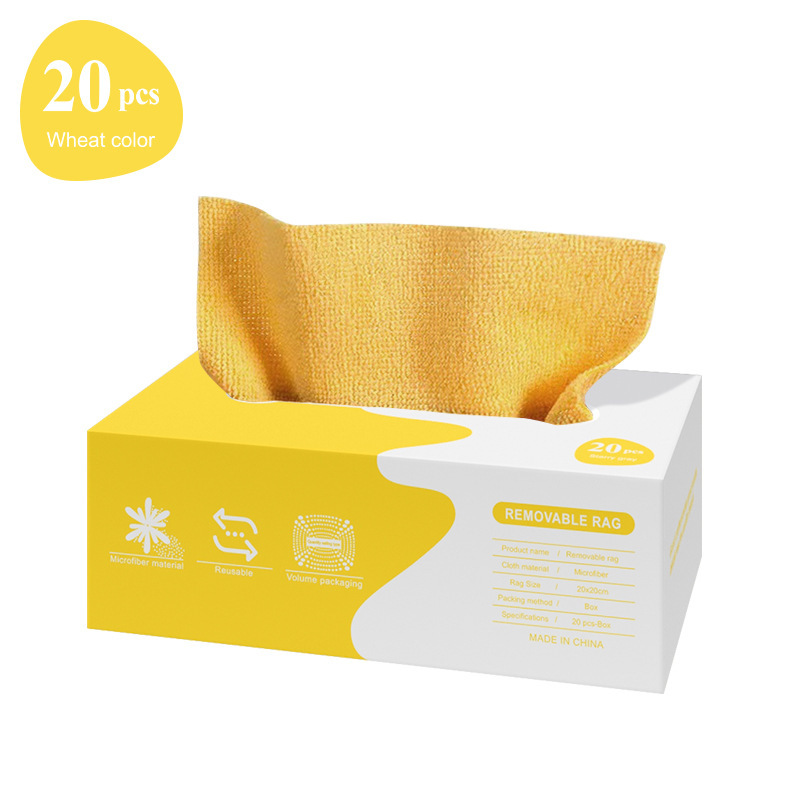 absorción de agua, absorción de aceite, espesar papel de cocina seco y húmedo de doble uso lavable cocina toallas perezosas desechables image 39