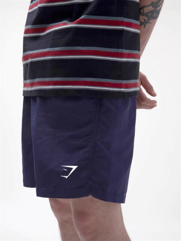 GYMSHARK ショーツ メンズ 夏 スポーツ レジャー 速乾 シンプル ストレート スポーツ ショーツ シャーク|undefined
