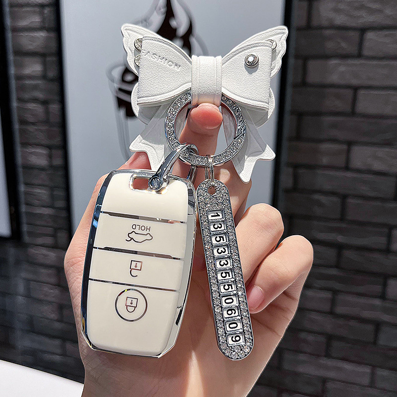 Aplicable a KIA K3 caso clave K5 coche K2 orgulloso correr kx3 Yi corriendo K4 hembra kx5 inteligente ejecución ACE hebilla KAIKU coche Shell