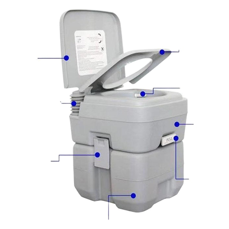 20L mobile toilet single water outlet portable toilet outdoor toilet bathroom toilet elderly pregnant women toilet