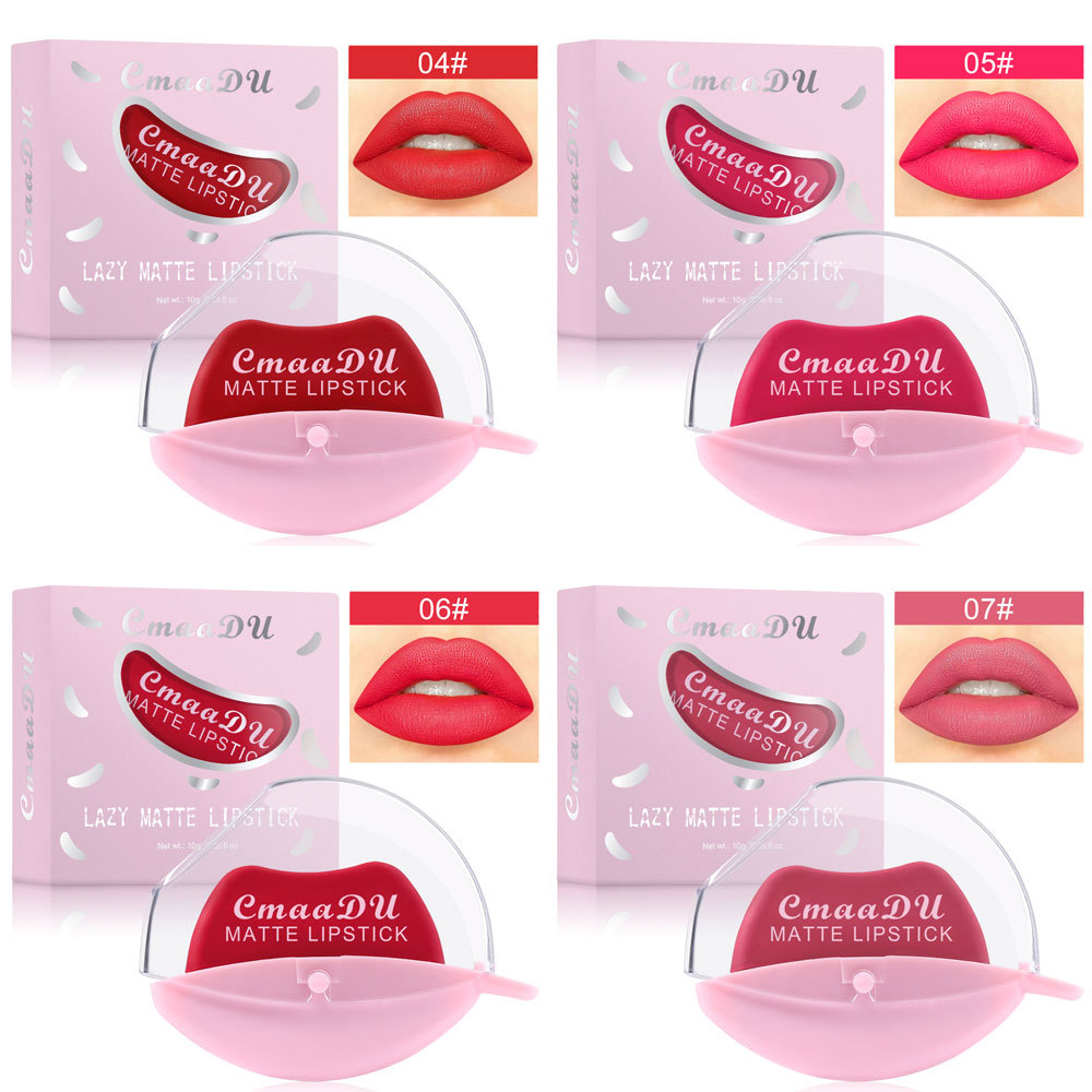 Check it out! Link Disclaimer - Exclusive for foreign trade :CmaaDu 15-color Lazy Person's Lipstick matte undefined