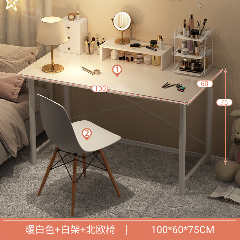 Tocador chica dormitorio mesa de maquillaje moderno simple pequeño apartamento ins estilo escritorio gabinete de almacenamiento integrado tocador