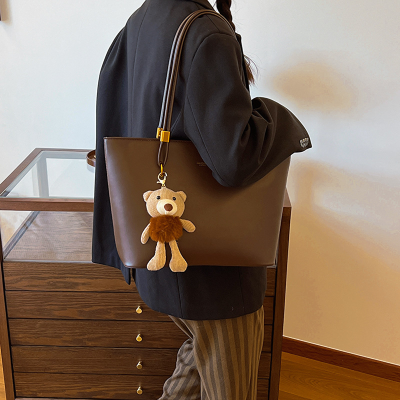 クロスボーダーレトロトートバッグ大容量高品質ショルダーバッグファッショナブルな韓国スタイルのポータブル脇の下バッグ女性用|undefined
