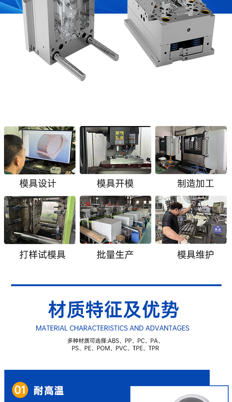 Dongguan Drone Plastic Shell Mold Customization Drone Accessories Mold Injection Parts Plastic Manufacturing and Processing