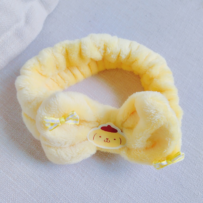 Inswind nuevo bordado dibujos animados lavado facial correa de pelo Sanliou Yugui perros niñas aplicar máscara de pelo correa de pelo