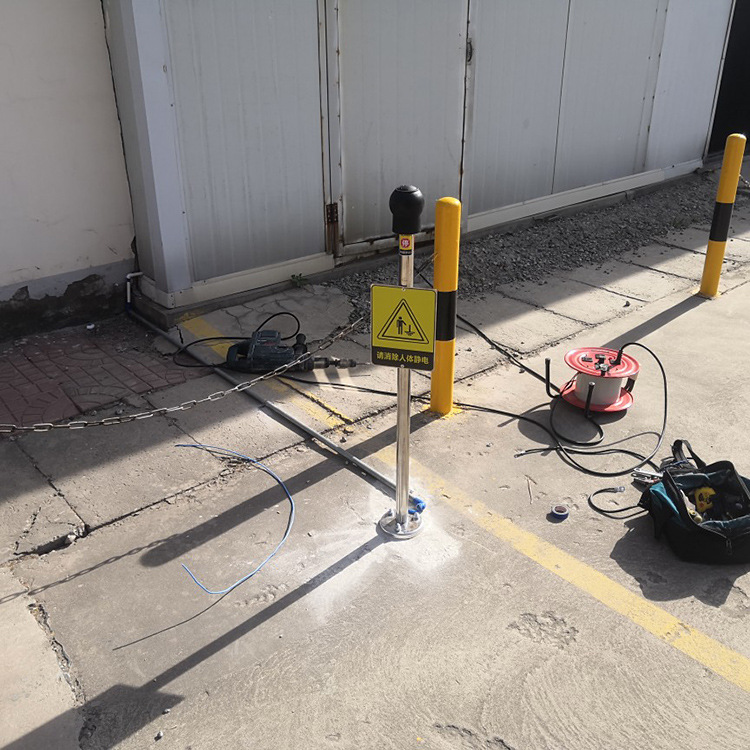 巨安消防报警仪 人体静电释放仪 防爆不锈钢立式释放器厂家直发